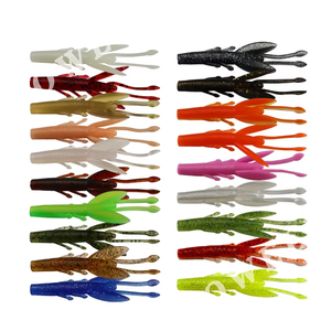 Howell, señuelo <span class=keywords><strong>de</strong></span> pesca <span class=keywords><strong>de</strong></span> PVC <span class=keywords><strong>de</strong></span> alta simulación <span class=keywords><strong>de</strong></span> 90mm, 4,7G, cebo artificial con forma <span class=keywords><strong>de</strong></span> Camarón, plástico metálico suave <span class=keywords><strong>para</strong></span> River Lake Stream OEM - Product Image 1