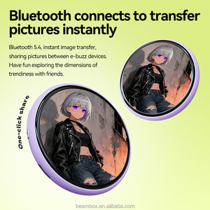 Thông minh 1.8inch HD IPS 360x360 283ppi 500mAh Màn hình cảm ứng ai beambox Nano e-huy hiệu video chơi ứng dụng gia đình NN định dạng JPG/GIF/PNG - Product Image 6