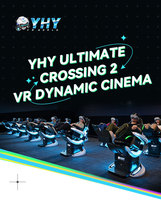 Solution tout-en-un Ultimate Crossing 2 VR Cinéma commercial dynamique en intérieur Simulateur de jeu de réalité virtuelle à mouvement 3 DOF