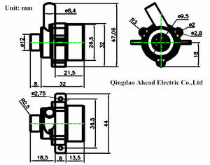 ปั๊มน้ำ 12V DC Hamx 0.3-3 เมตร, อัตราการไหล 60-300 ลิตร/ชั่วโมง สำหรับตู้ปลา, ระบบไฮโดรโปนิกส์, น้ำดื่มสัตว์เลี้ยง, ปั๊มจุ่มใต้น้ำสำหรับตู้ปลา - Product Image 6