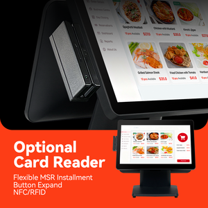 Sistema POS All-in-One 15.6+15.6 Windows Android, Registratore di Cassa SuperWin CY66 con CPU Intel I5, Garanzia di 1 Anno per Punti <span class=keywords><strong>Vendita</strong></span> - Product Image 3