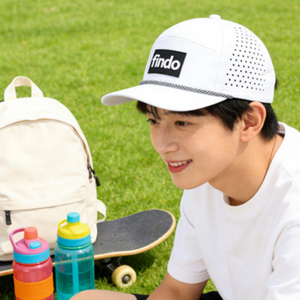 Casquette imperméable à toit rigide, perforée, découpe au laser, casquette de sport pour joueur - Product Image 1