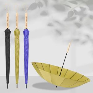 Heavy Duty Golf <b>Umbrella</b> Straight Windproof Fiberglass Frame <b>Large</b> Rain <b>Umbrella</b> Wholesale - Product Image 1