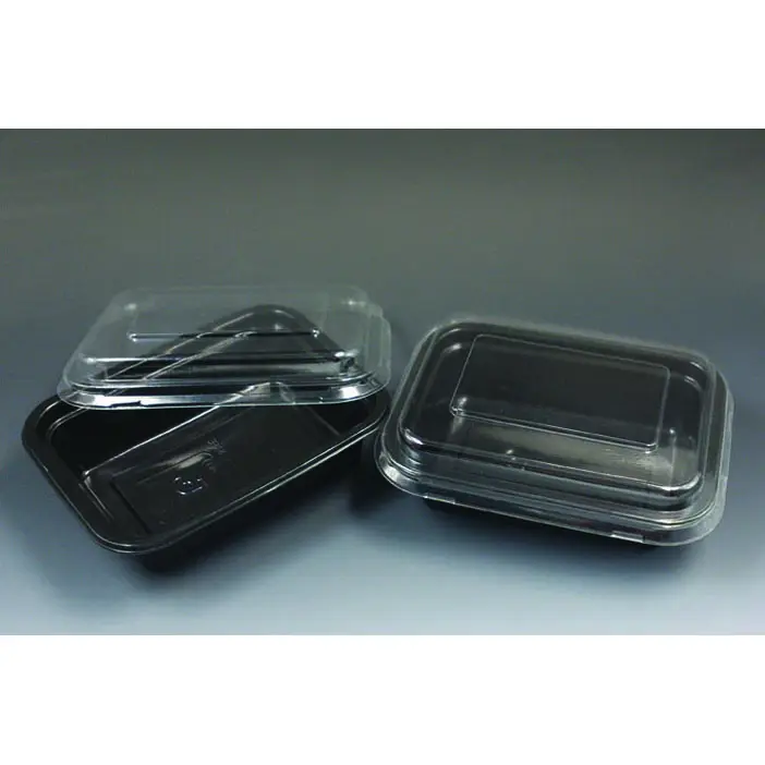 Microwaveable Plastic Voedsel Bento Lunchbox Wegwerp Doorzichtige Afhaalmaaltijden Pp Lunchbox Plastic Verpakkingsdoos Voor Voedsel