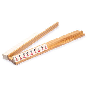 Juego de Soportes para Mahjong Plegables Multifuncionales de Madera de Pino Natural de 17 Pulgadas, Estilo Americano, Calidad Premium, Personalizados de Fábrica - Product Image 4