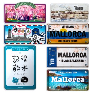 Personalizado de alta calidad de la ciudad de Palestina, Azerbaiyán, <span class=keywords><strong>Lituania</strong></span>, Londres, México, papel de aluminio, imán para nevera de China - Product Image 6