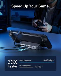 Estación de carga Anker para Steam Deck/ROG Ally, base de carga 6 en 1, concentrador USB C con HD-MI,Ethernet,3 puertos USB, carga rápida de 100W - Product Image 4