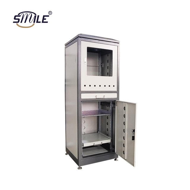 CHNSMILE OEM IP55 Aluminum Alloy & Stainless Steel Outdoor Network Cabinet Dustproof Industrial DDF Server Rack with Fan Cooling
