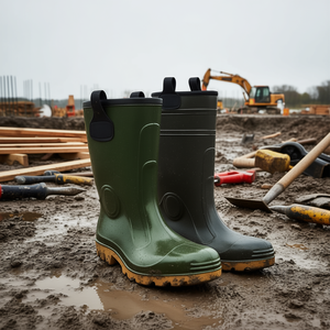 Botas de Seguridad Verdes de PVC Ttake 42 Para Suela Tronchetto - Product Image 3