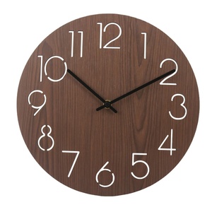 Laser avido di numeri arabi decorazione della <span class=keywords><strong>parete</strong></span> di modo di <span class=keywords><strong>legno</strong></span> MDF artigianale <span class=keywords><strong>orologio</strong></span> <span class=keywords><strong>da</strong></span> <span class=keywords><strong>parete</strong></span> senza <span class=keywords><strong>cornice</strong></span> - Product Image 1