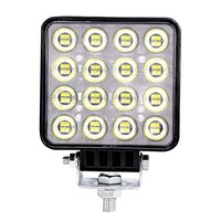 Barra de Luz LED de 16 Luces y 48W para Vehículos Todoterreno, Camiones, Tractores, Remolques, Barcos, 4x4, Lámpara de Trabajo LED