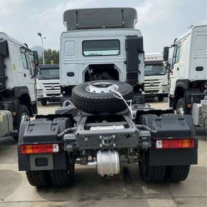 Camion tracteur d'occasion de marque chinoise SINOTRUK HOWO NX 4x2 |   Suspension pneumatique du moteur Weichai |   Camion à 6 roues avec cabine simple 371/375/400/420HP - Product Image 4