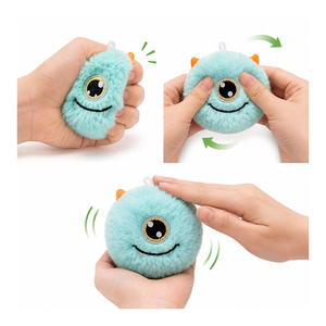 Juguete Sensorial de Peluche Resiliente con Diseño de Animalitos de Dibujos Animados, Paquete de Doce Unidades, Accesorio Flexible para Mochila, Paquete de Premios para Carnaval - Product Image 4