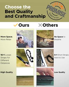 Amaca da campeggio extra large e leggera con zanzariera - Product Image 3