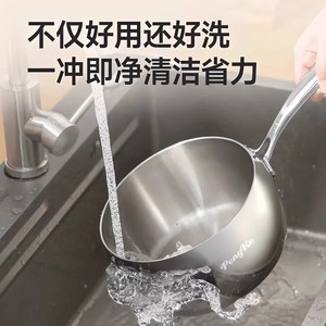 Stainless Steel <b>Milk</b> Pot Large Belly Stove Use Uncoated Non <b>Stick</b> Pan Easy Cleaning Household Steamer - Product Image 3
