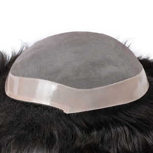 Pelucas de Cabello Humano con Base de NPU para Hombre, Tupé Masculino, Sistema Capilar para Hombres, Mejor Precio, Buena Calidad, Corte de Cabello 1B - Product Image 1