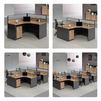 Bureau de travail en forme de L moderne, table de bureau en bois et chaise, bureau d'ordinateur de luxe, mobilier de bureau modulaire