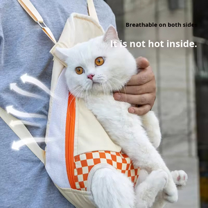 Mochila Transportadora para Mascotas - Diseño Sólido y Moderno, Ecológica, de Algodón y Lino, con 4 Patas de Apoyo, Doble Modo, Capacidad de 15 kg - Product Image 2