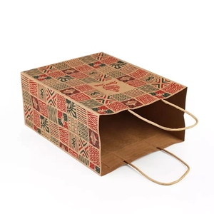 Wholesale Eco-friendly Brown <strong>Craft</strong> Paper Package Tote <strong>Bags</strong> Custom Logo Printing Kraft Paper <strong>Bags</strong> - Product Image 3