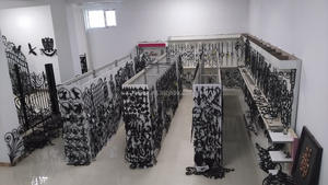 645x670MM 16X8mm Roson hierro forjado para puerta valla barandilla balaustrada - Product Image 5