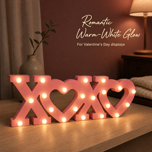 Luci a Forma di Lettere in Inglese Personalizzabili per San Valentino, Nuovo Stile, Decorazioni Romantiche per Esprimere Amore e Proporre Matrimonio - Product Image 6