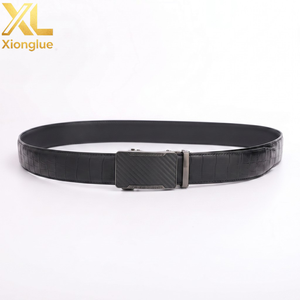 Nuevos Cinturones de Cuero Genuino de Vaca para Hombre con Hebilla Automática, Cinturón de Trinquete de Primera Capa al por Mayor, Logotipo Personalizado de Fábrica para Hombre - Product Image 2