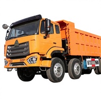 Camion benne minier d'occasion Sinotruk HOWO NX 8X4 351-450HP Euro 2, 16-25 mètres cubes, 12 roues, moteur Weichai, 10-15T MVM