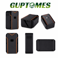 Traceur de bétail compact GUPTOMES S10, 20k mAh IP68 4G, collier GPS en temps réel pour écuries et fermes d'ovins, carte en direct, carte via application