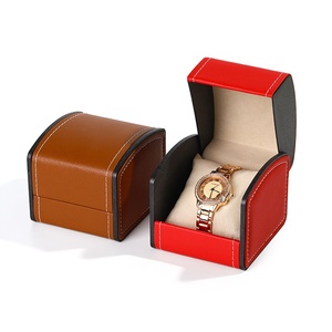 Boîte à montres en cuir PU à rabat arqué haut de gamme pour montres mécaniques pour hommes, marque Hongtong, vente en gros, stockage et emballage - Product Image 4