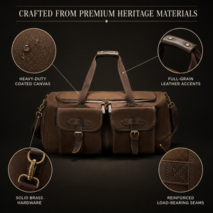 Sac de sport de luxe grande capacité, sac de voyage portable en toile, fermeture éclair, sangle réglable, étanche, à suspendre - Product Image 5