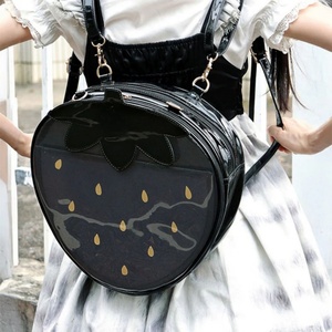 Trendy Japanese Pu Leather Lady Star Shape Clear <b>Window</b> Y2k Crossbody <b>Cover</b> Closure Cute for Cosplay for Backpack - Product Image 5