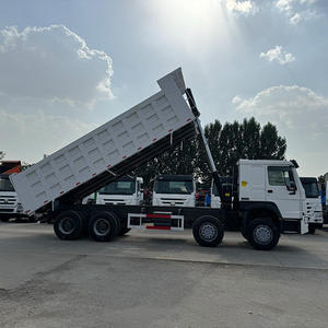 รถบรรทุกเหมืองมือสอง Sinotruk Howo 371 8x4 12 ล้อ เครื่องยนต์ดีเซลยูโร 2 Weichai เกียร์ FAST กล้องมองหลัง สำหรับงานหนัก - Product Image 3