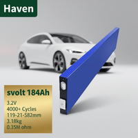 بطارية Svolt 3.2 فولت 184 أمبير ساعة LiFePO4 Blade Cell جديدة تمامًا من الدرجة الأولى قابلة لإعادة الشحن لنظام تخزين الطاقة الشمسية المنزلية ذات دورة حياة طويلة
