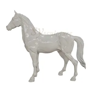Custom Resin Modern horse statue sculpture Figurine animal statues of outdoor Decor