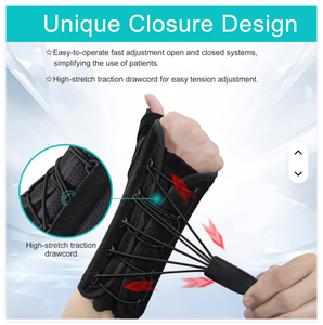 Toptan Özel Tasarım Bileklik, Çıkarılabilir Alüminyum Destekli - Travma ve Ameliyat Sonrası İyileşme İçin Rahat Büzgülü Tasarım - Product Image 6