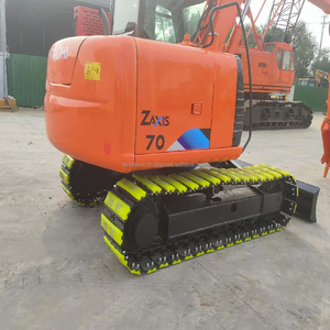 Mini pelle sur chenilles hydraulique d'origine japonaise Hitachi Zx70 d'occasion à vendre - Product Image 2