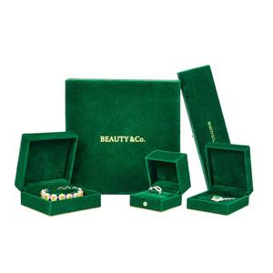 Caja de Joyería de Terciopelo con Logotipo Personalizado al por Mayor, Organizador de Anillos en Oferta - Product Image 5