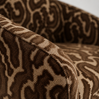 Tissu en velours jacquard 100% polyester pour la décoration de la maison
