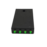 Kotak Terminasi Serat Optik Single Mode 4 Core FC APC dengan Lapisan Anti-Statik untuk Keamanan Jaringan PON FTTH