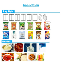 Vffs Passievruchtenpulp Achterzegel 1kg 800g Automatische Verticale Soepbasis Saus Dadelpasta Verpakkingsmachine Vloeistofvulmachine