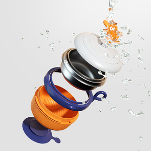 Bol d'alimentation isolé pour bébé, en acier inoxydable 316, anti-brûlure, rempli d'eau, vaisselle pour apprendre à manger, pour nourrissons de 0 à 12 mois - Product Image 3