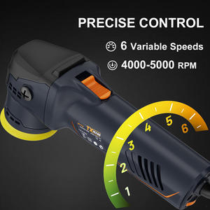 MAXXT Offre Spéciale <span class=keywords><strong>Mini</strong></span> polisseuse à double <span class=keywords><strong>Action</strong></span>, polissage de voiture pour rétroviseur de guidon - Product Image 2