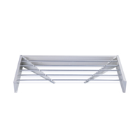 Porte-serviettes mural pliable en acier, moderne et durable, séchoir portable pour appartement