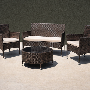 <span class=keywords><strong>Canapé</strong></span> de patio contemporain avec confort extérieur, conçu autour <span class=keywords><strong>d</strong></span>'un ensemble de canapés de patio en rotin et <span class=keywords><strong>d</strong></span>'un ensemble de canapés <span class=keywords><strong>d</strong></span>'extérieur en <span class=keywords><strong>bois</strong></span> et plastique - Product Image 1