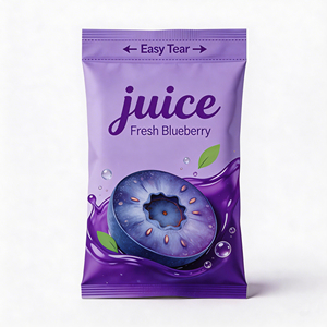 BPA İçermeyen Ayakta Duran Meyve Suyu Doypack Özel Sıvı Paketleme Poşeti Meyve Suyu Poşeti Aseptik Poşetler - Product Image 3