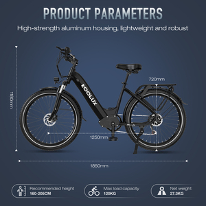 KOOLUX Bicicleta de Montaña al por Mayor, Fatbike Barata de 26 Pulgadas con Neumáticos Anchos, Bicicleta Eléctrica de Fábrica X2 con Pedaleo Asistido y Cuadro Bajo - Product Image 2