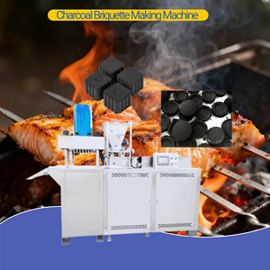 เครื่องทำถ่านกะลามะพร้าวแบบครบชุด ควบคุมด้วย PLC สำหรับทำถ่านอัดเม็ดสำหรับสัตว์เลี้ยง - Product Image 1