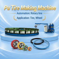 Machine d'injection de polyuréthane pour roues en mousse, machine de centrifugation et de moulage de pneus