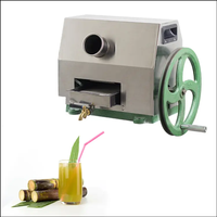 Presse à jus de canne à sucre commerciale en acier inoxydable avec séparateur de pulpe