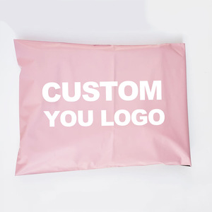 <span class=keywords><strong>Sac</strong></span> de Courrier Poly en Gros de Haute Qualité Personnalisé avec Logo Épais Mat Frosted Rose Taille Personnalisée Livraison - Product Image 4